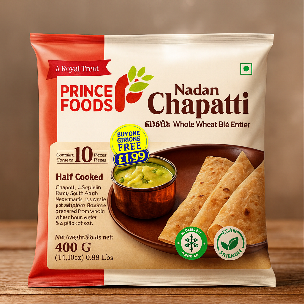 Half Cooked Chapatti 10pc - Buy 1 Get 1 Free