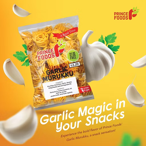 Garlic Murukku - Buy 1 Get 1 Free