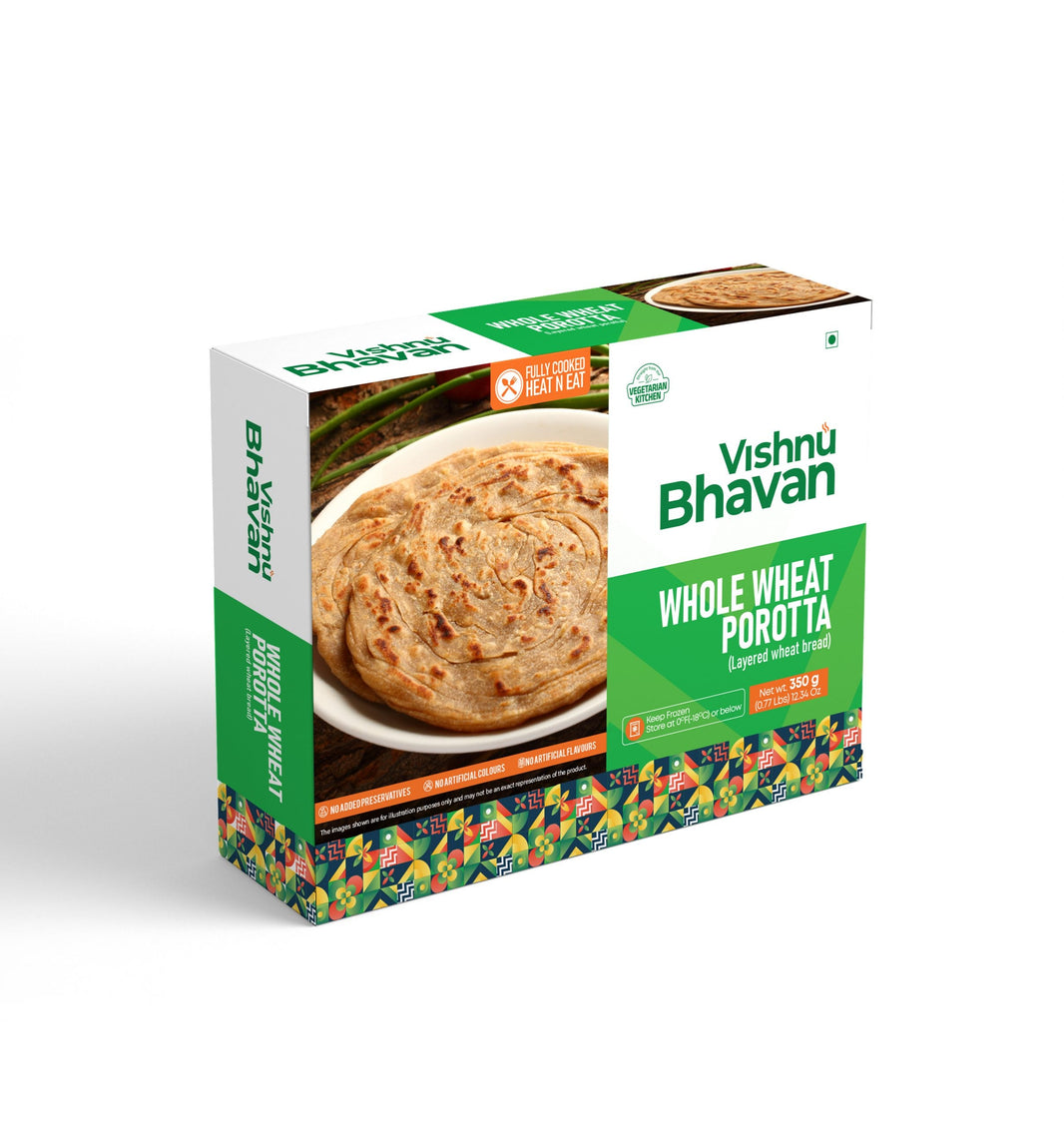 VISHNU BHAVAN WHOLE WHEAT POROTTA 350G