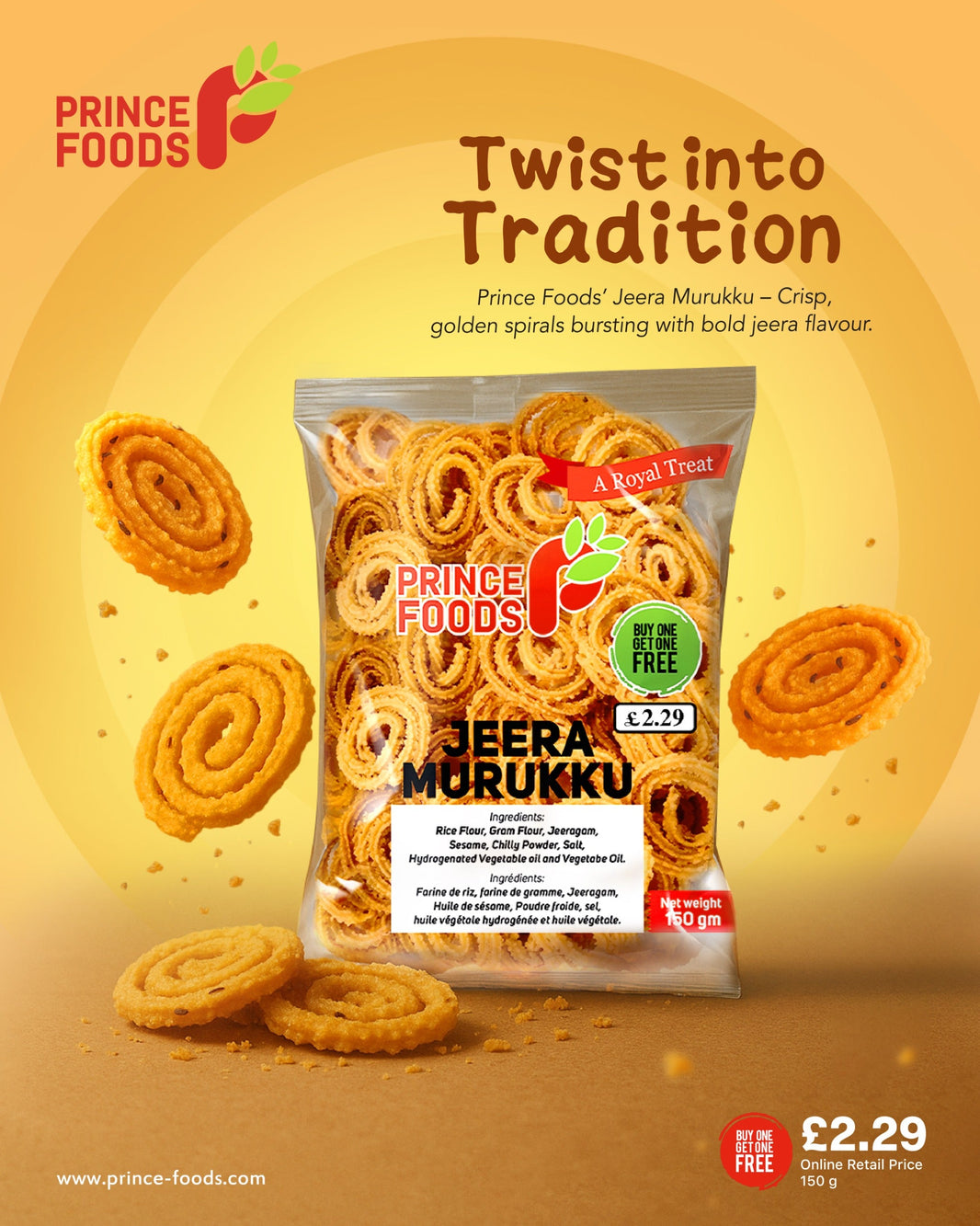 Jeera Murukku - Buy 1 Get 1 Free