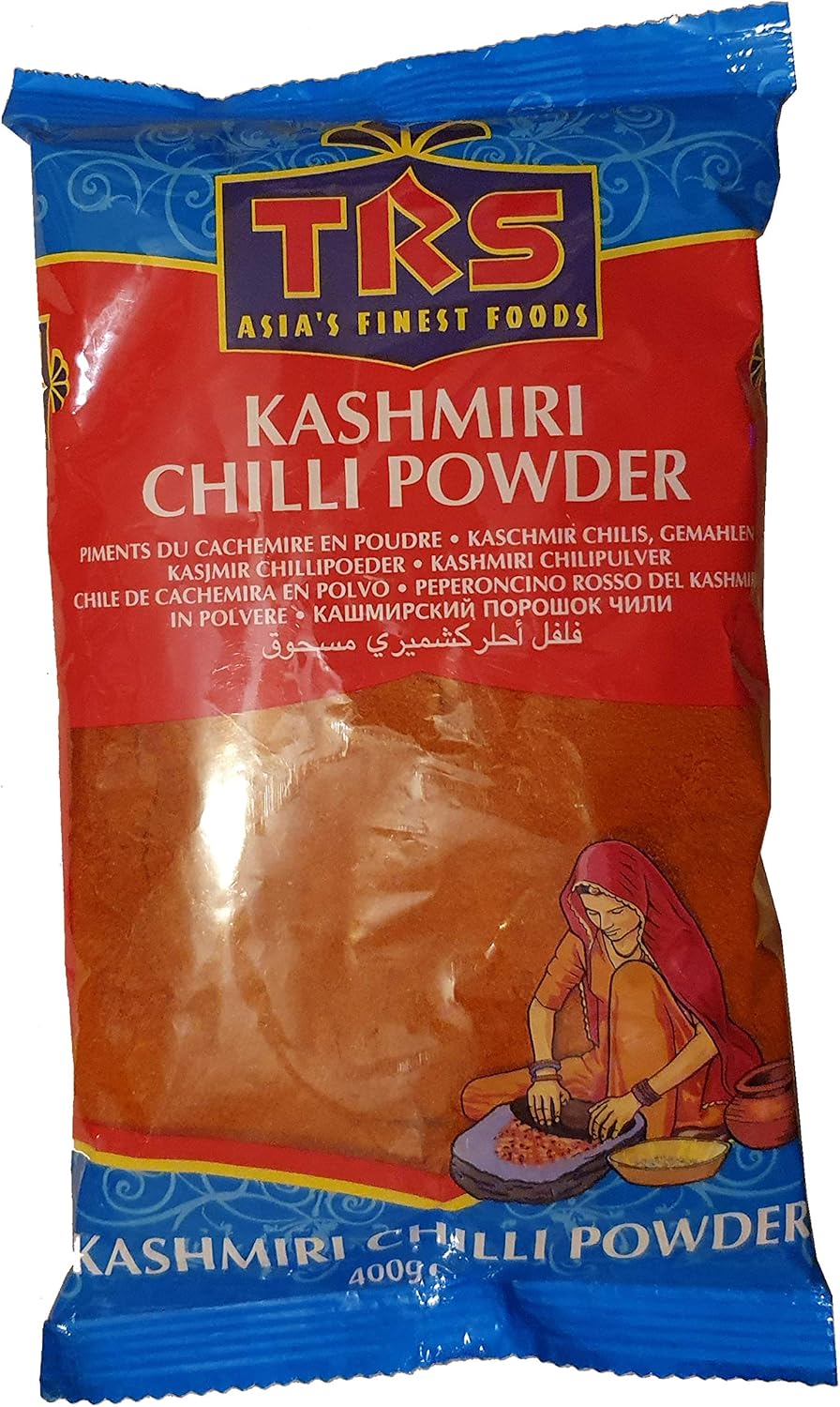 TRS Kashmiri Chilli Powder 400g – Mild Heat, Deep Colour, Pure Kashmiri Flavour!